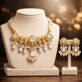 Gold Pearl Traditional Necklace Set